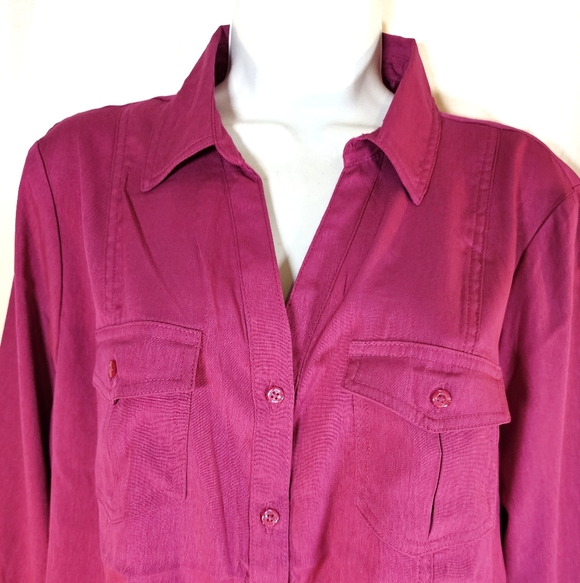 2/$20 Nwt Cato XL Collared Bd Blouse - Picture 6 of 8